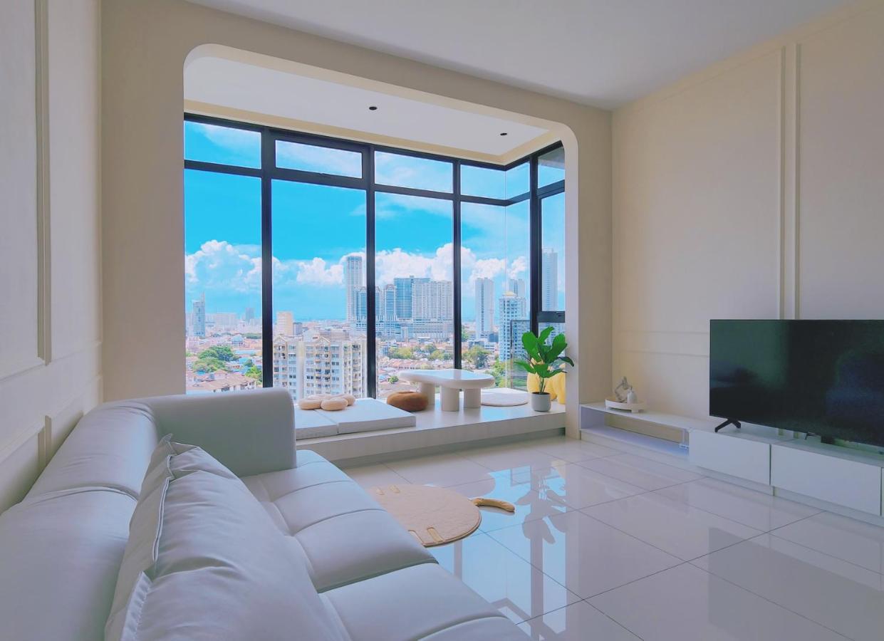 Skypool With Seaview 8Pax Beacon Executive Suites - Georgetown City Centre - 3Km To Komtar Ngoại thất bức ảnh